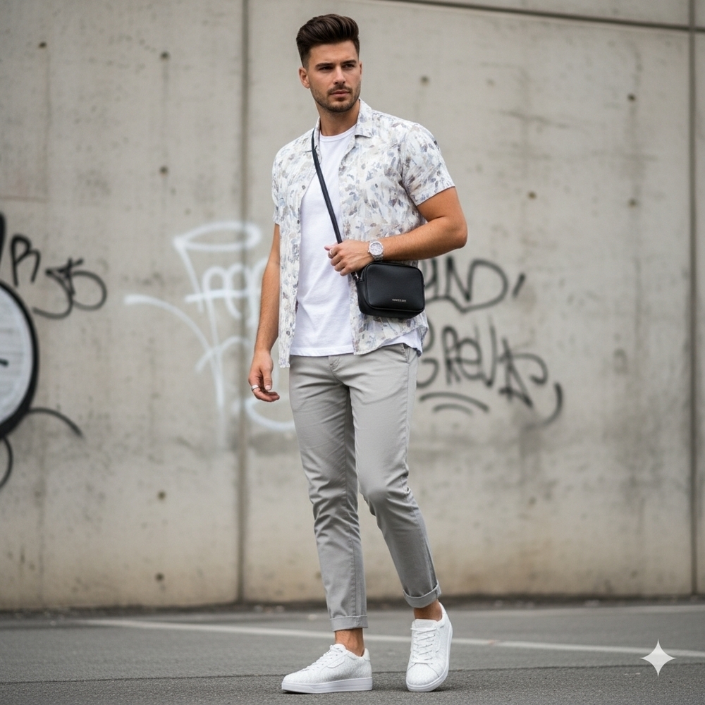 Michael Kors Signature Keating Men's Leather Sneakers